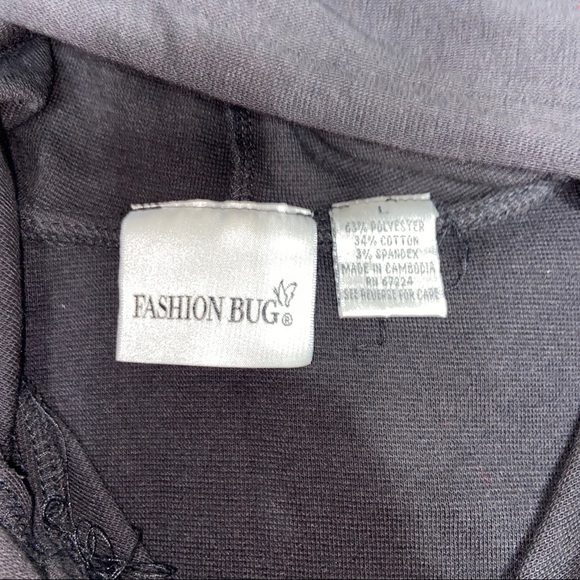 Vintage‎ Fashion Bug Black hoodie lightweight jacket - Picture 13 of 15